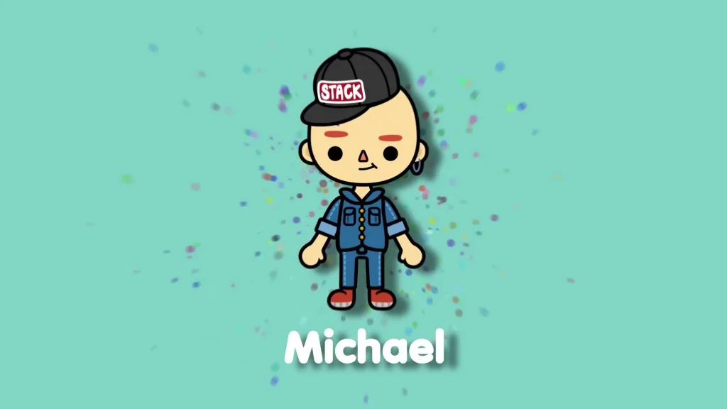 michael Toca Boca Character